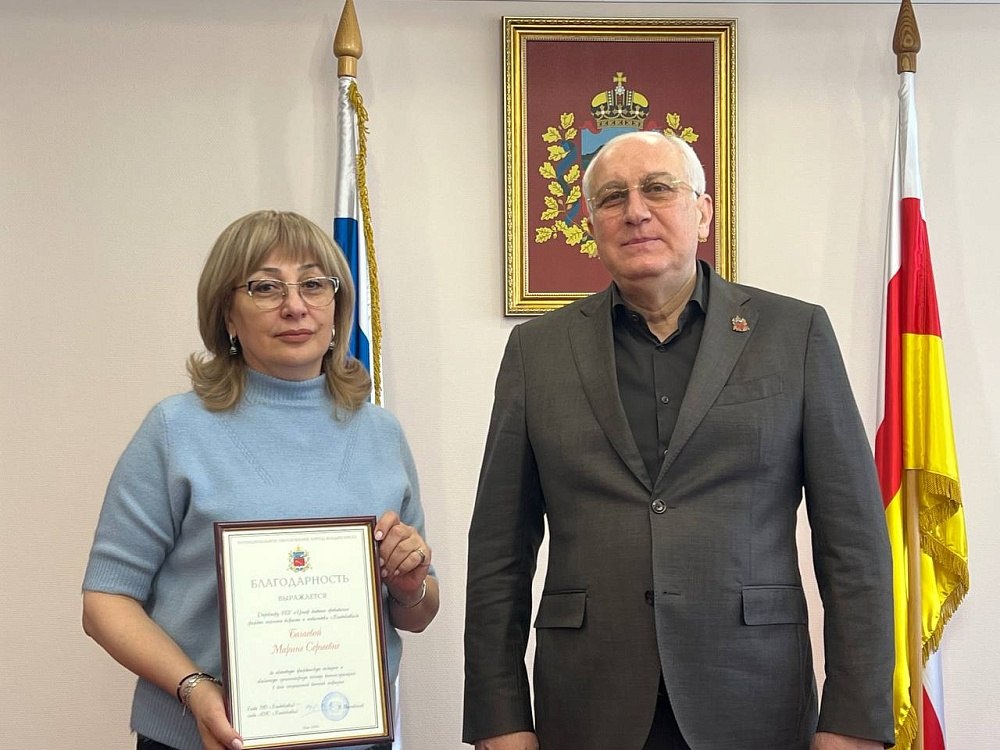 Вячеслав Мильдзихов поблагодарил горожан за помощь бойцам в зоне СВО