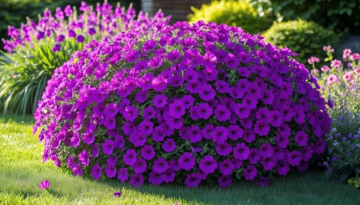 Секреты петуний: как сделать цветущий шар из саженца