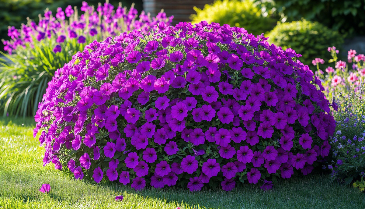 Секреты петуний: как сделать цветущий шар из саженца