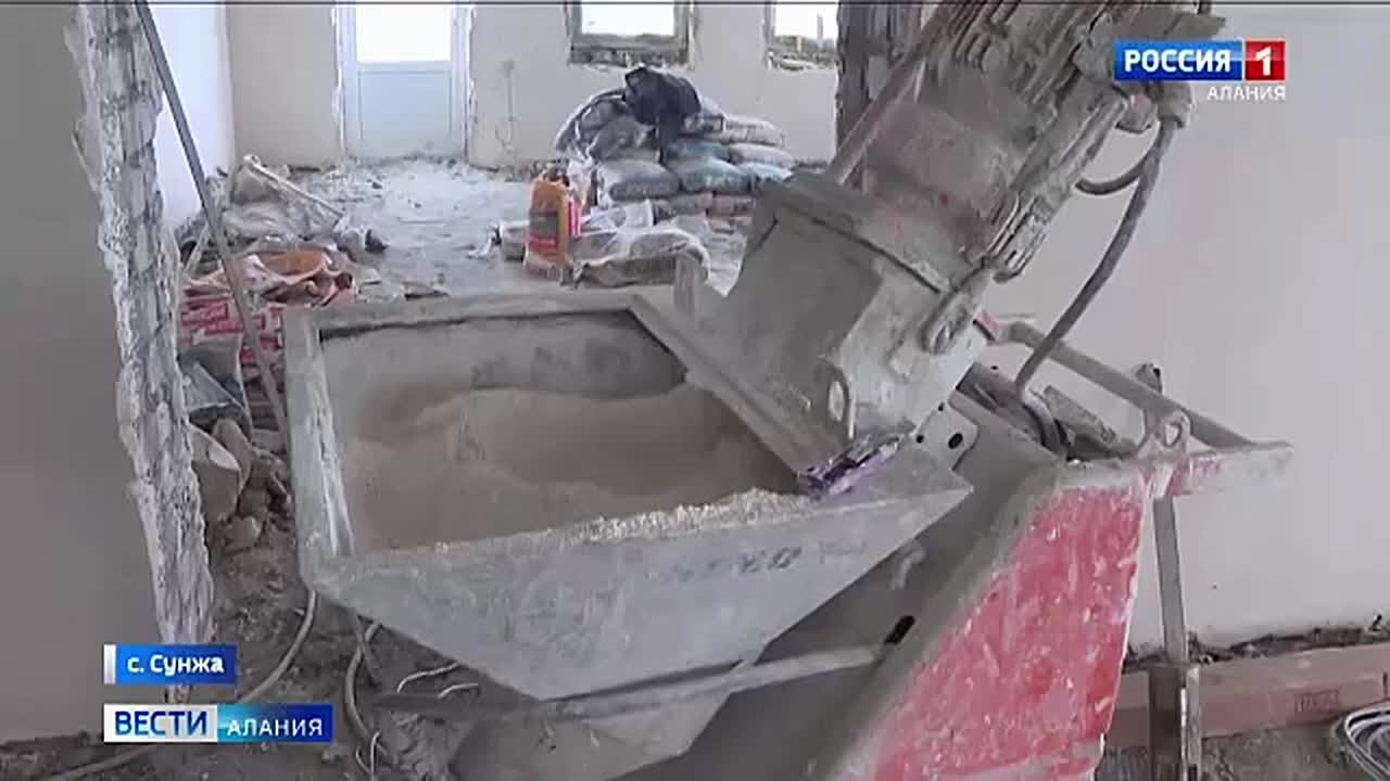 В селении Сунжа капитально ремонтируют детский сад № 2