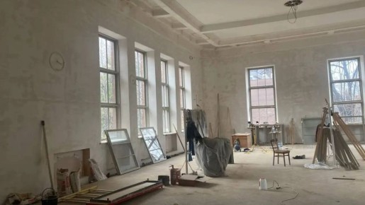 Продолжается капитальный ремонт Северо-Осетинского педагогического колледжа