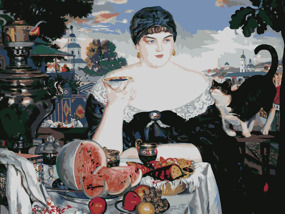 Картина на границе голода и изобилия: взгляд на «Купчиху за чаем»