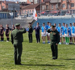 На стадионе «Динамо» военнослужащие ЮВО разыграли Кубок по регби