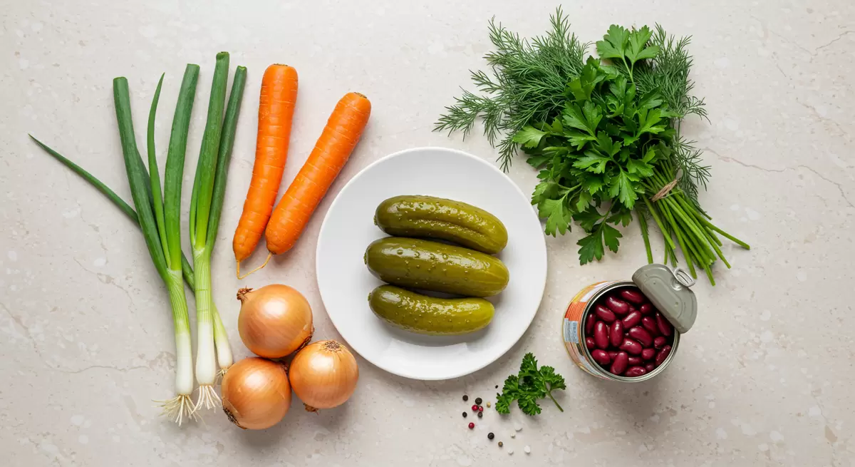 Салат из фасоли с морковью и огурцом: открытие вкуса