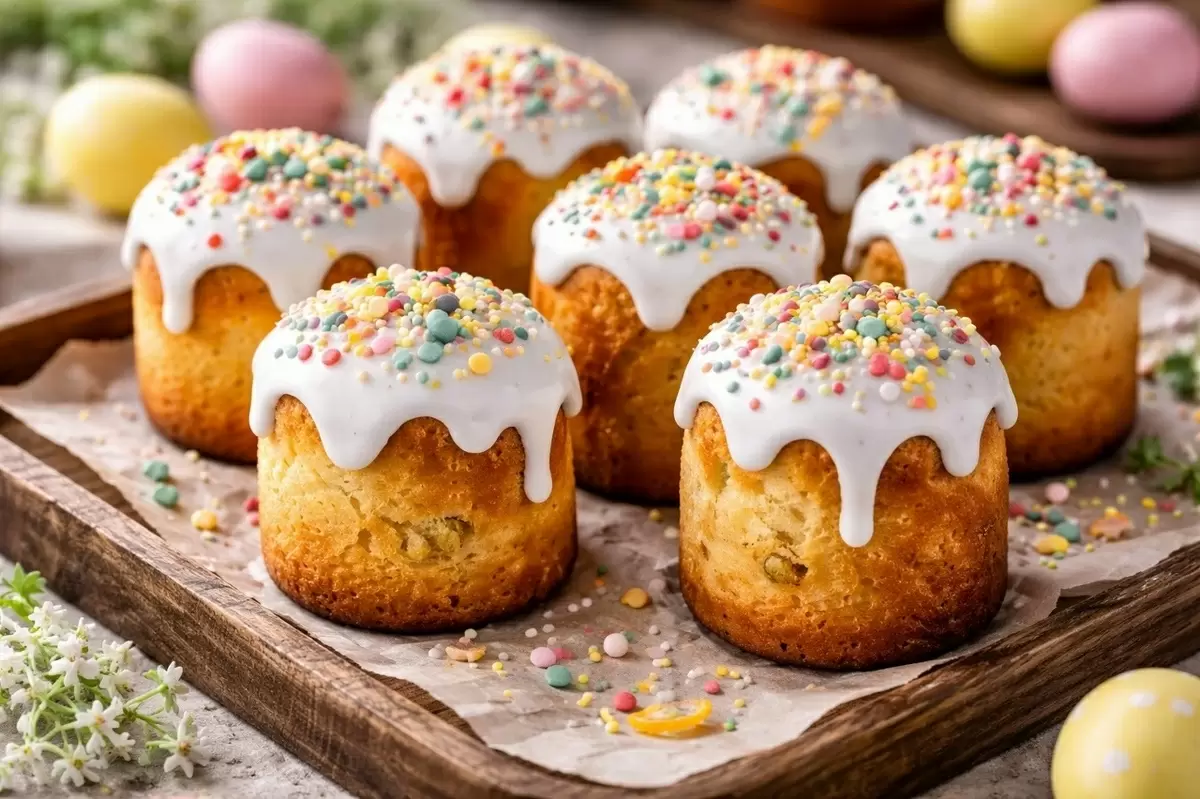 Сладкое искусство: мини-куличи, которые не оставят равнодушными