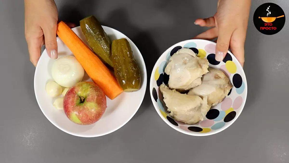 Легендарный салат «Обжорка»: быстро, просто и очень вкусно