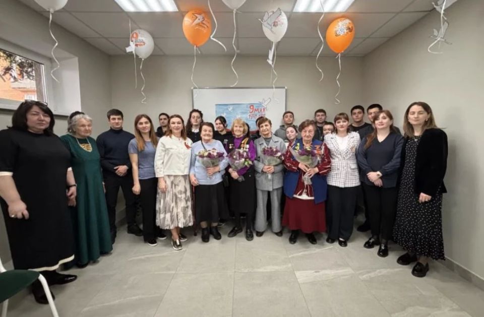 Вдов участников Великой Отечественной войны, жителей блокадного Ленинграда и узников фашистских концлагерей чествовали во Владикавказе в Комплексном центре социального обслуживания населения Иристонского района