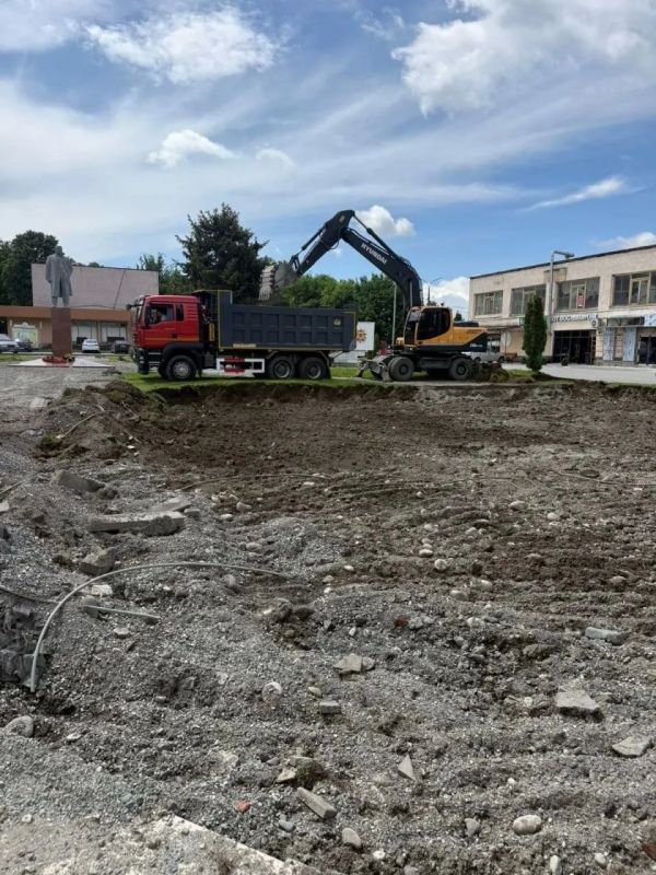 В Ардоне началось благоустройство центральной площади