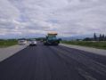Началась укладка асфальта на объездной дороге ст.Архонская, общий объем работ выполнен на 55-60%