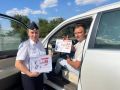 Автоинспекторы Моздокского района провели акцию «Выезд на встречную полосу - роковая ошибка» на трассе Ставрополь - Моздок - Крайновка